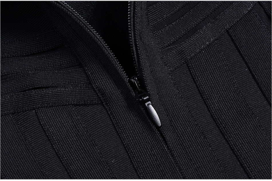 ADYCE Vestidos Summer Long Sleeve Mesh Luxury White Chic Celebrity Evening Party Dress - H3156