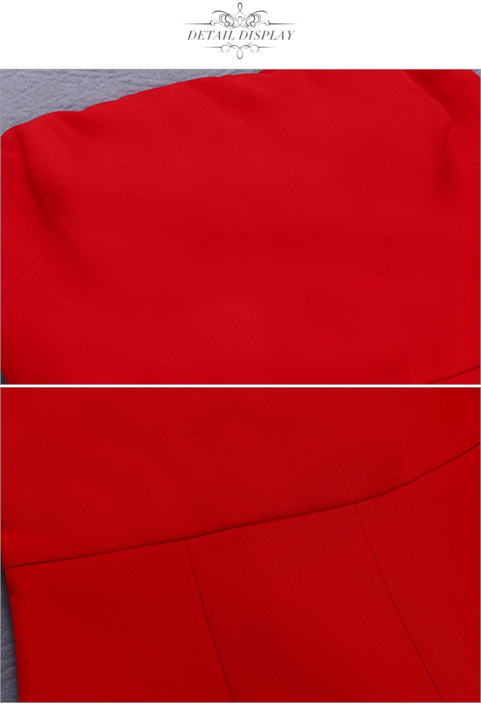 ADYCE Vestidos Elegant Strapless Bow Sexy Red Celebrity Rompers Jumpsuit - Y2743