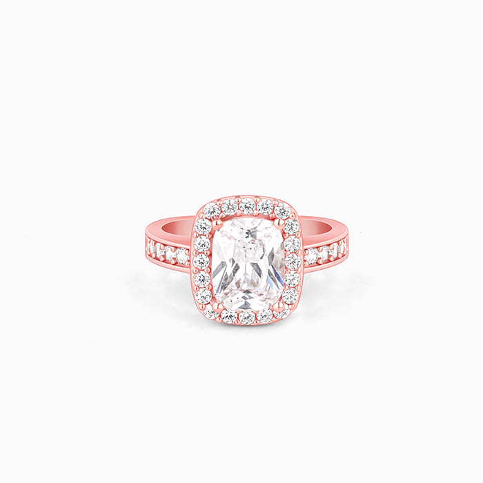 Rose Gold Classic Solitaire Ring
