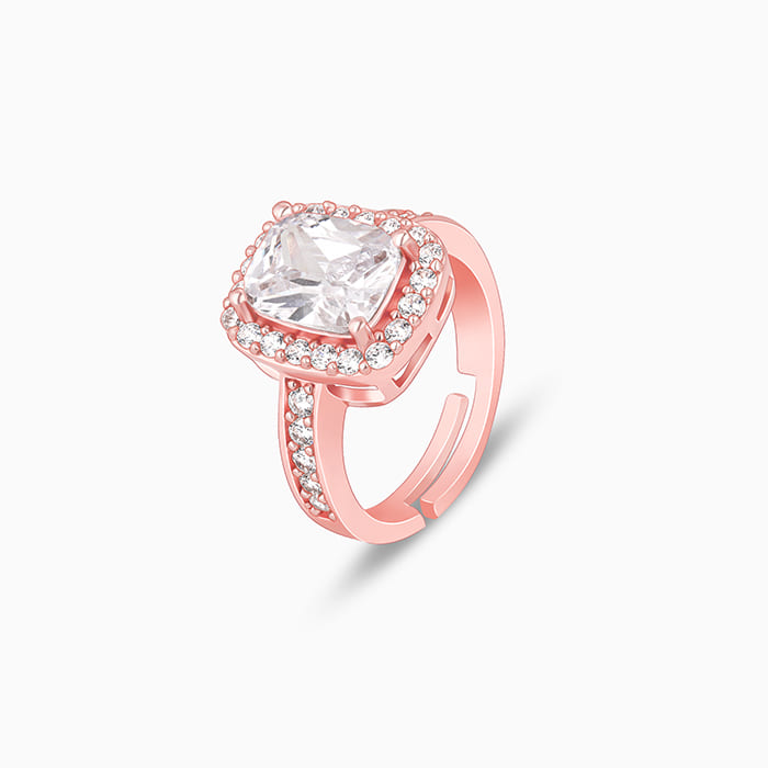 Rose Gold Classic Solitaire Ring
