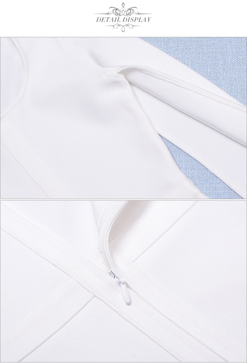 ADYCE Vestidos Sexy White O-Neck Batwing Sleeve Luxury Bodycon Party Dress - H0057
